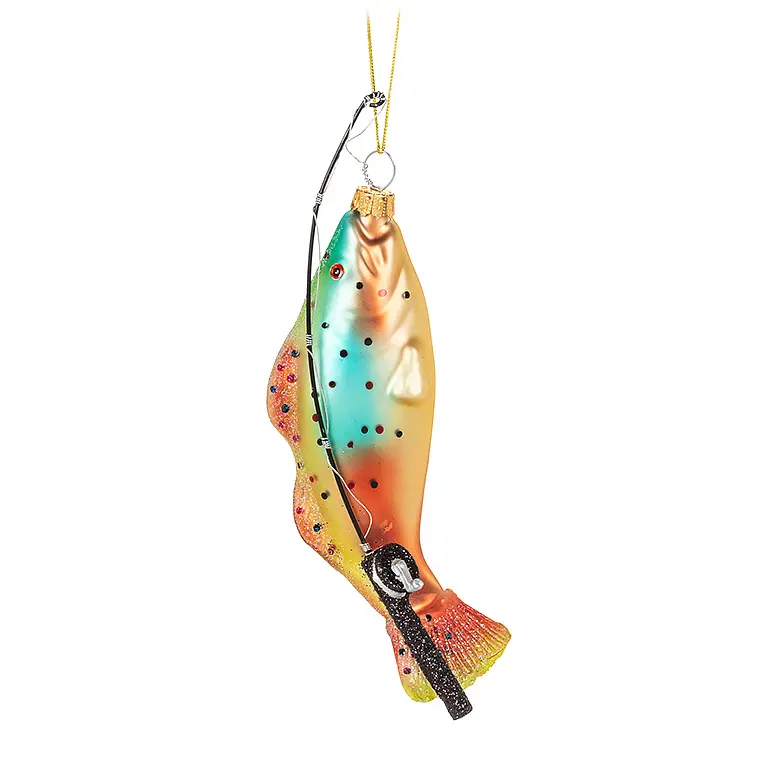 Fish & Rod Ornament