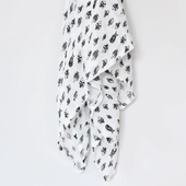 Load image into Gallery viewer, Organic Muslin Swaddle Fish
