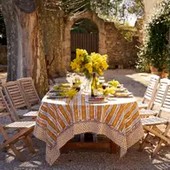 Load image into Gallery viewer, Provence Avignon Dijon and Blue Table Linens
