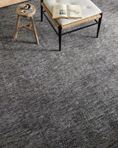 Load image into Gallery viewer, Collins COI-01 Charcoal / Denim Area Rug
