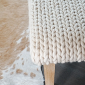 Load image into Gallery viewer, Handwoven Braided White Bench
