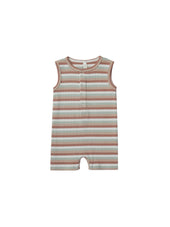 Load image into Gallery viewer, Henley Ribbed Romper
